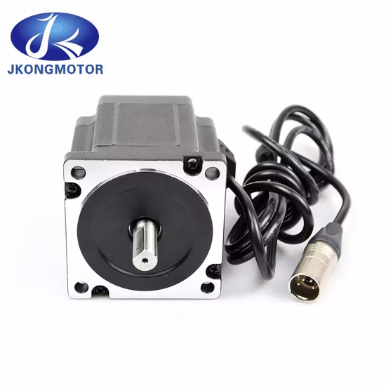 1,8 градуса NEMA34 Ключевой вал 86 мм Водонепроницаемый гибридный шаговый двигатель постоянного тока BLDC Электрический для промышленности